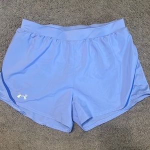 UnderArmor heat gear blue shorts